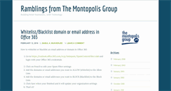 Desktop Screenshot of blog.montopolis.com